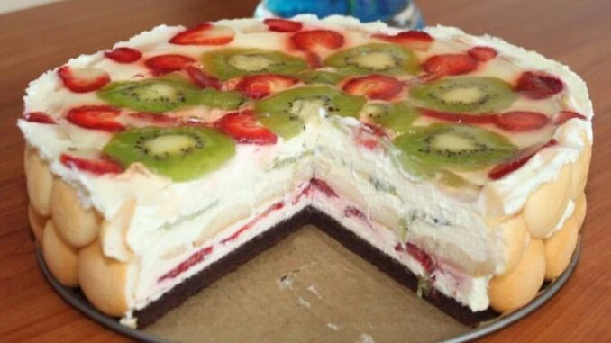 Nepečená tvarohová torta s piškoty – Miláčkova torta