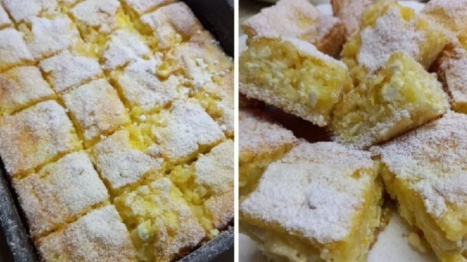 Tvarohový koláč líné ženy – hrnkový recept bez námahy