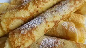 Krupicové palačinky s tvarohovo-citronovou náplní