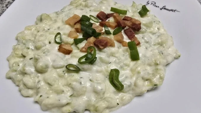 Cuketové halušky s bryndzou a slaninkou – slovenský klasik