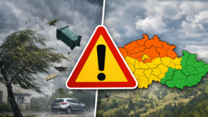ČHMÚ vydal výstrahu před silným větrem pro sedm krajů! Nárazy až 70 km/h – podívejte se, jestli je váš region na mapě