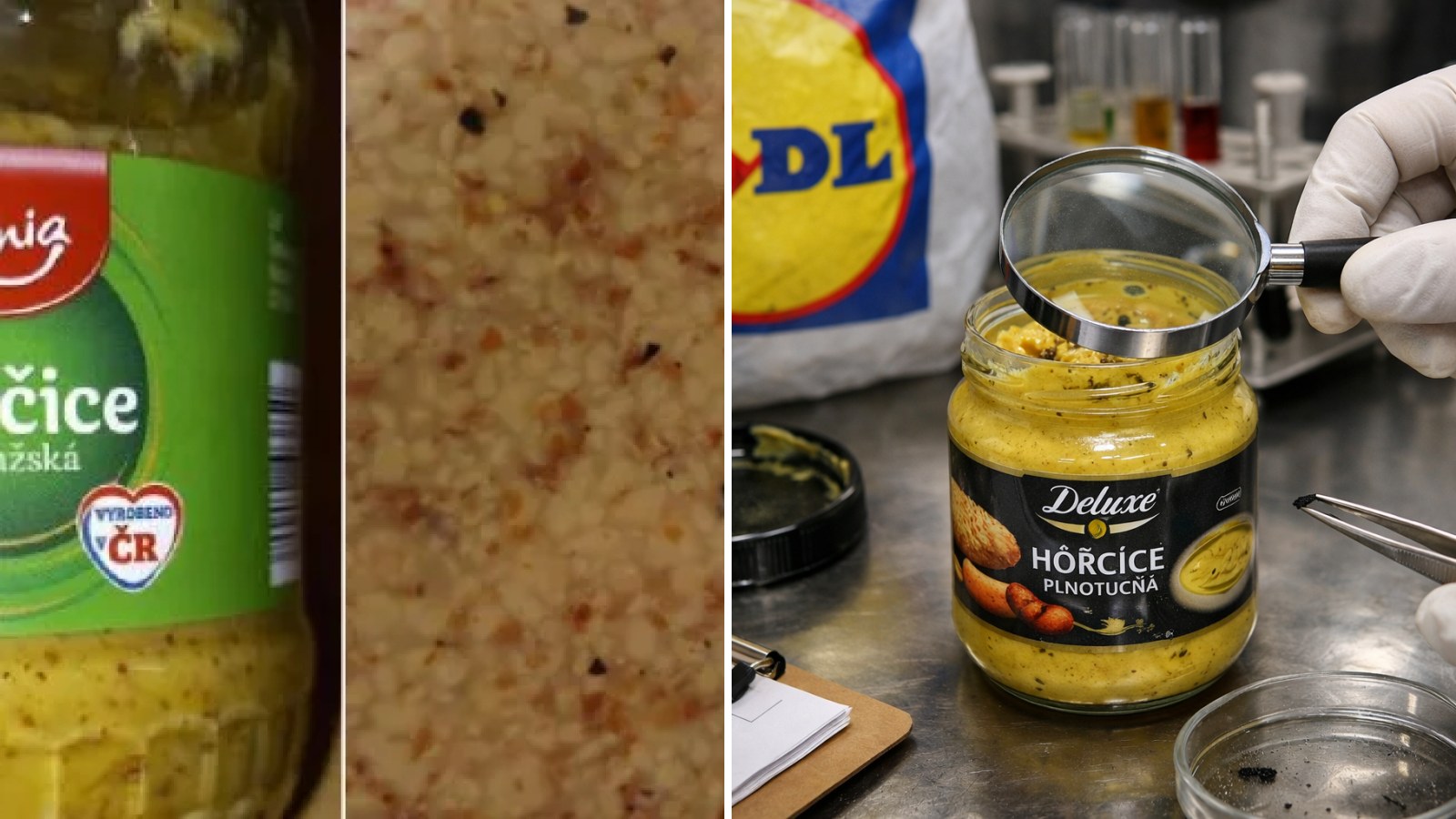 Lidl stáhl nebezpečnou hořčici: inspektoři v ní našli černé částice, vraťte ji!