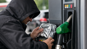 Podvodníci s alobalem na pumpách: tankují na vaši kartu a vy o tom nevíte! Jak se bránit, než bude pozdě?