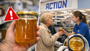 V prodejnách Action se objevil závadný med s cizími látkami. Vraťte ho! Peníze dostanete zpět i bez účtenky!